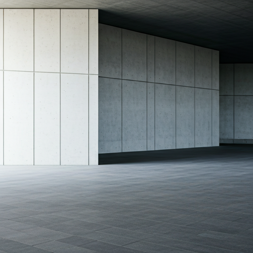 Modern minimalist architectural exterior
